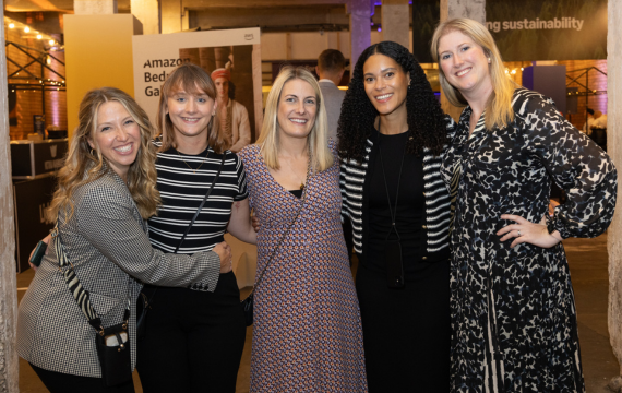 Shot of five women at Amazon UK&I.