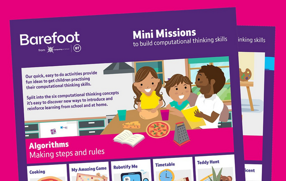 Image of BT Barefoot worksheets.