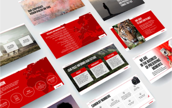 Case study detail - Canon - Presentation Design - 03