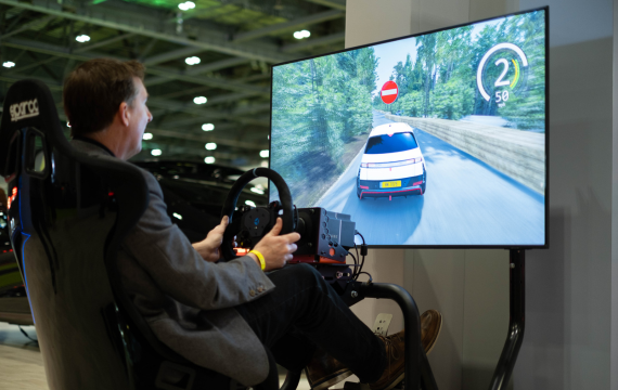 Image of something at the Hyundai Everything Electric exhibition stand
