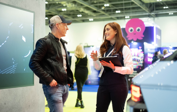 Shot of the digital app DRPG produced for the Hyundai Everything Electric exhibition stand