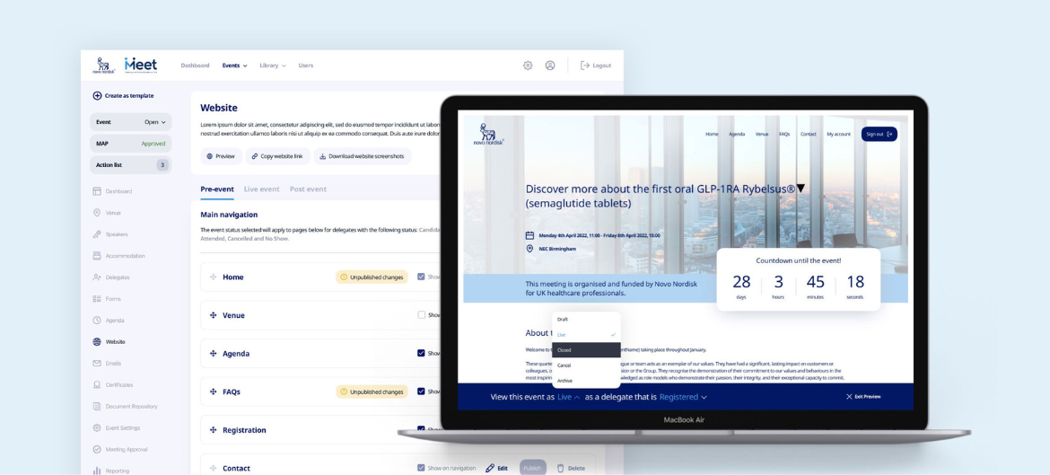 Case Study - Novo Nordisk MEET Platform - Image 1