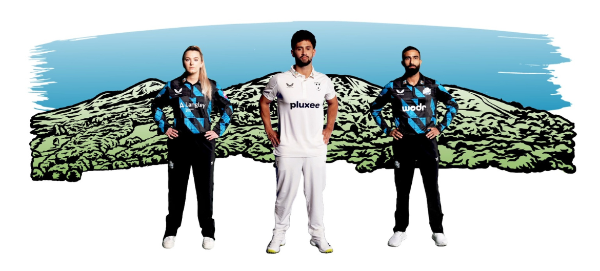 Screenshot of the Worcestershire County Cricket Club animated kit launch film