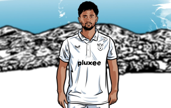 Screenshot of the Worcestershire County Cricket Club animated kit launch film