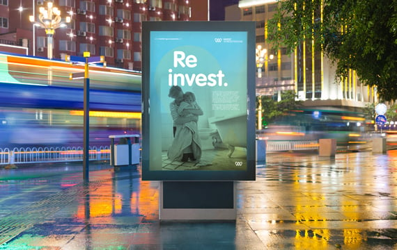 Image of a rebranded One Worcestershire billboard advert.