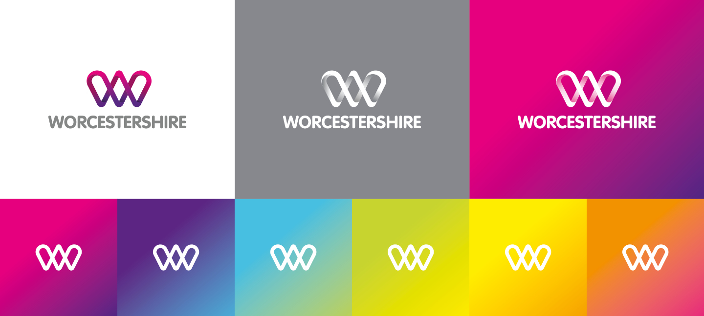 Image of the One Worcestershire rebrand