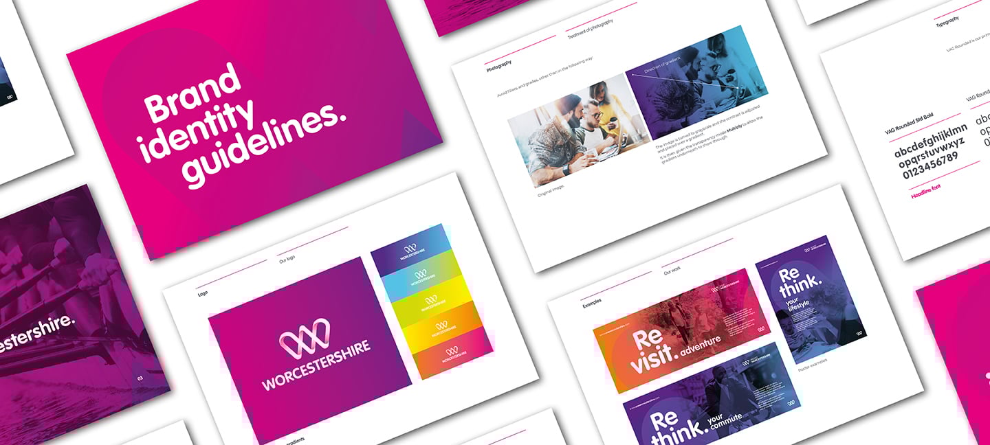 Image of the One Worcestershire rebrand