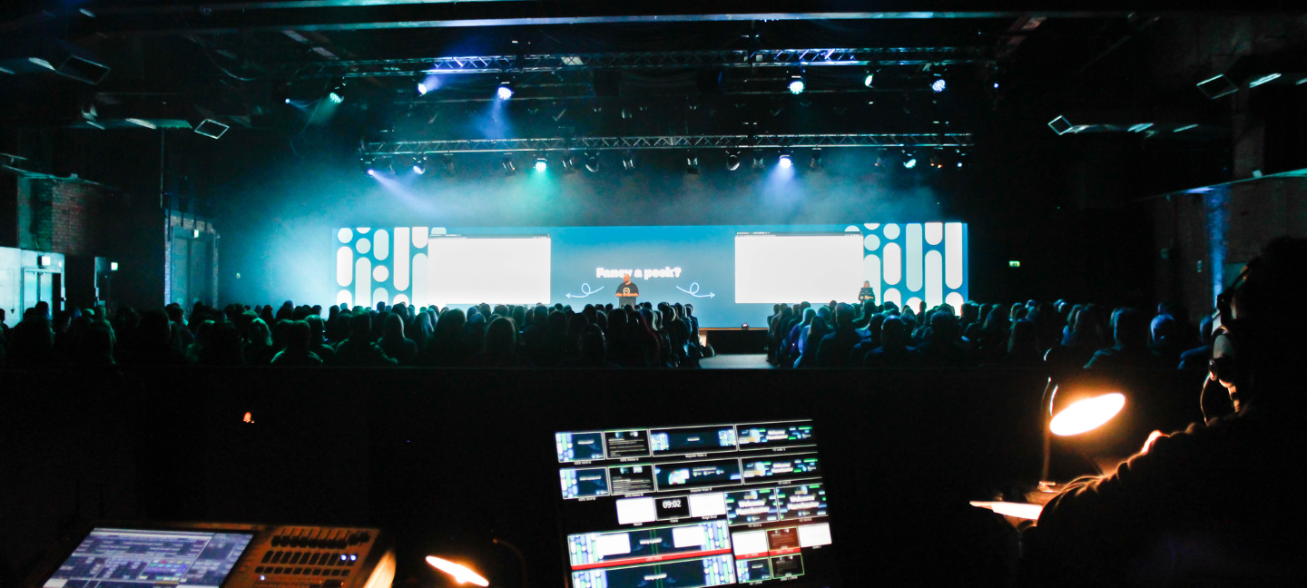 Wide shot of the Plenary Stage at the Xero Roadshow