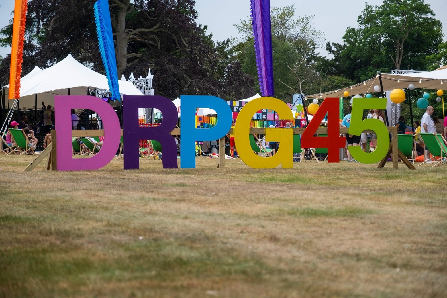DRPG 45TH - DRPG45 Festival sign