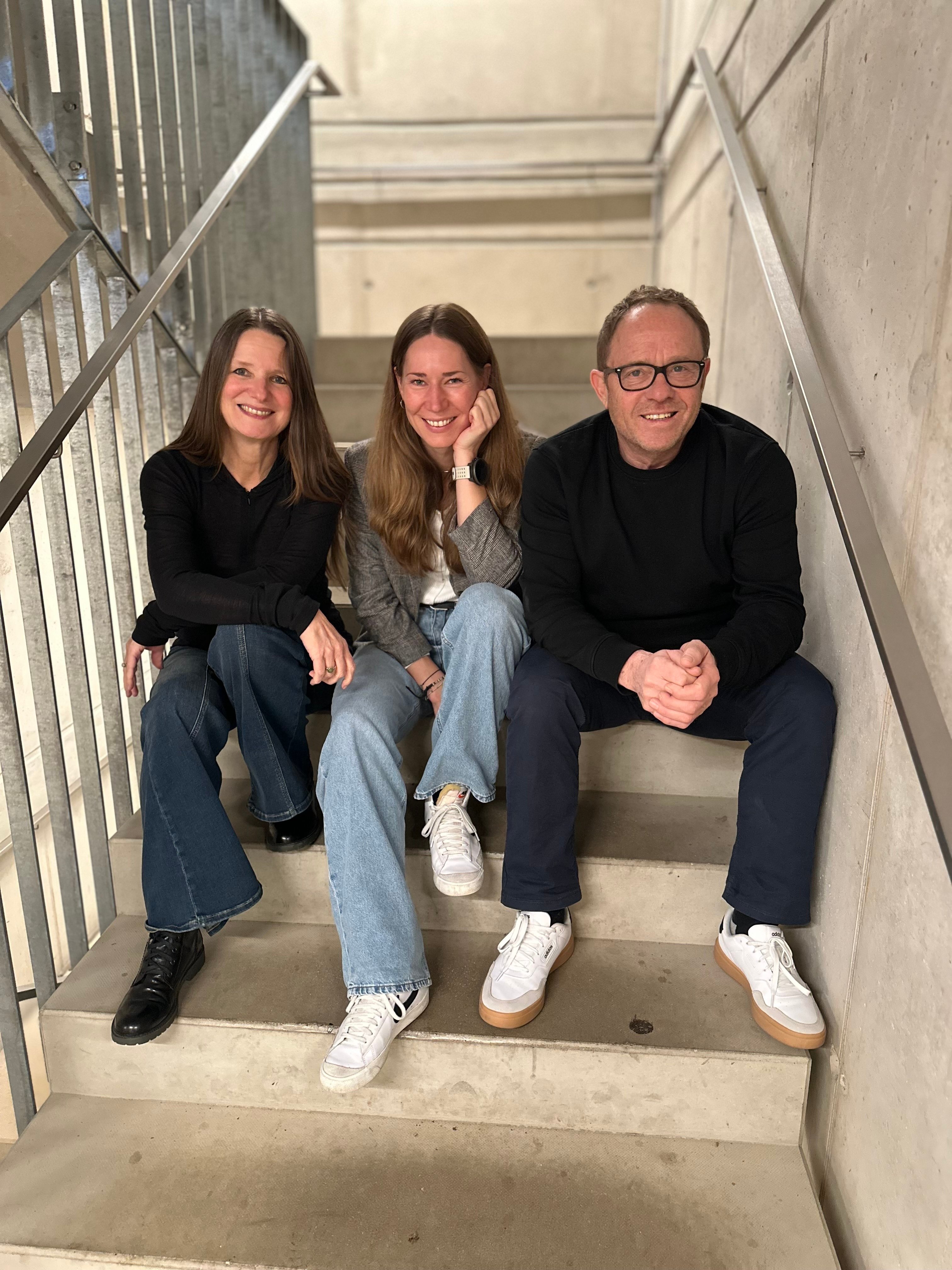 From left to right, Global Development Director and MD for DRPG Germany and EU, Dagmar Mackett, Marion Werner and Manfred Bodmeier, Co-managing Directors of RP Next