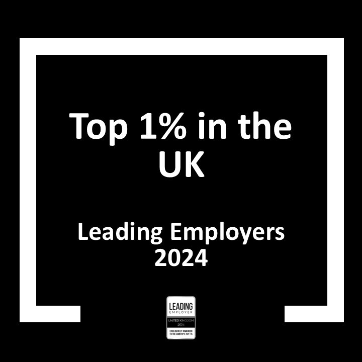 DRPG Design Awards - Leading Employers 2024 - Top 1% in the UK