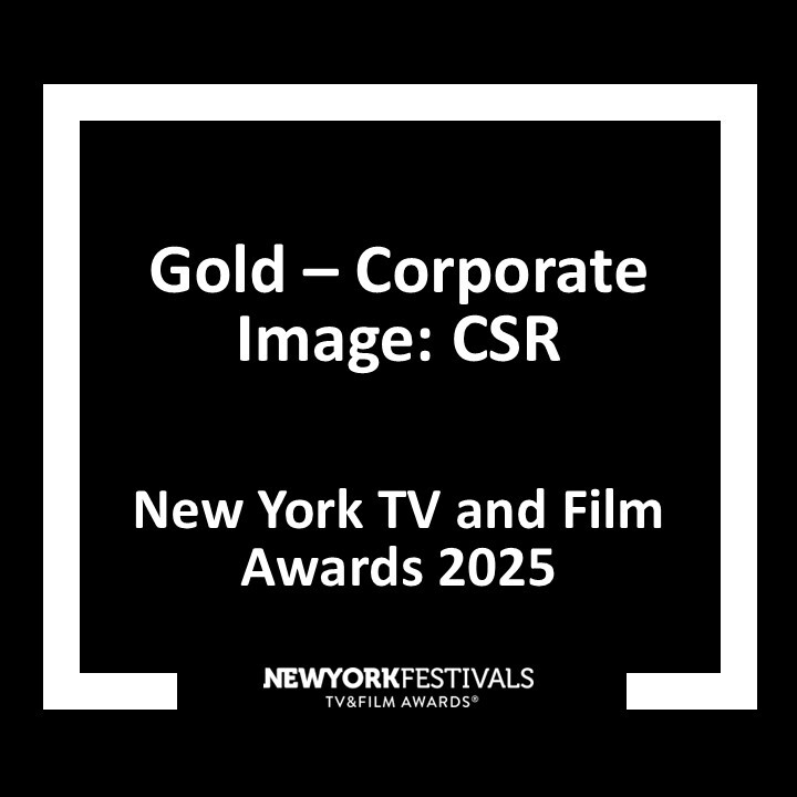 DRPG Design Awards - New York TV and Film Awards 2025 - Gold - Corporate Image CSR