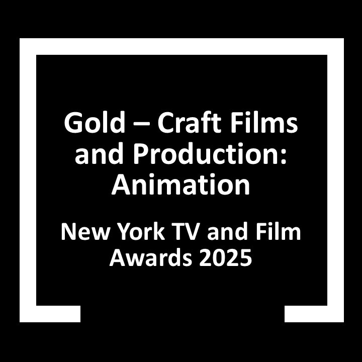 DRPG Design Awards - GOLD - Production and Animation New York TV and Film 2025