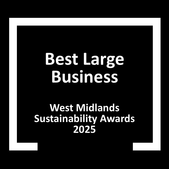DRPG Live Awards - BEst Large Business - West Midlands SUstainability Awards 2025