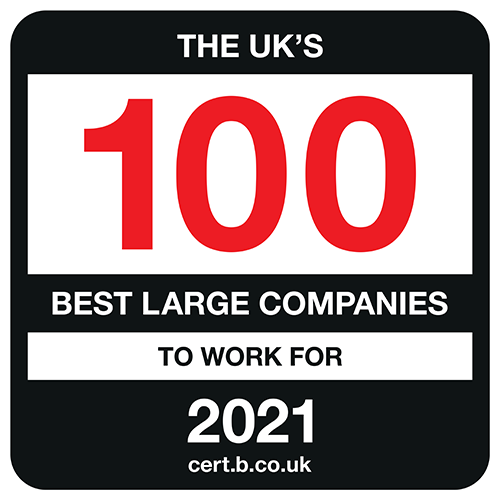 Top 100 Best Large COmpanies to Work for 2021